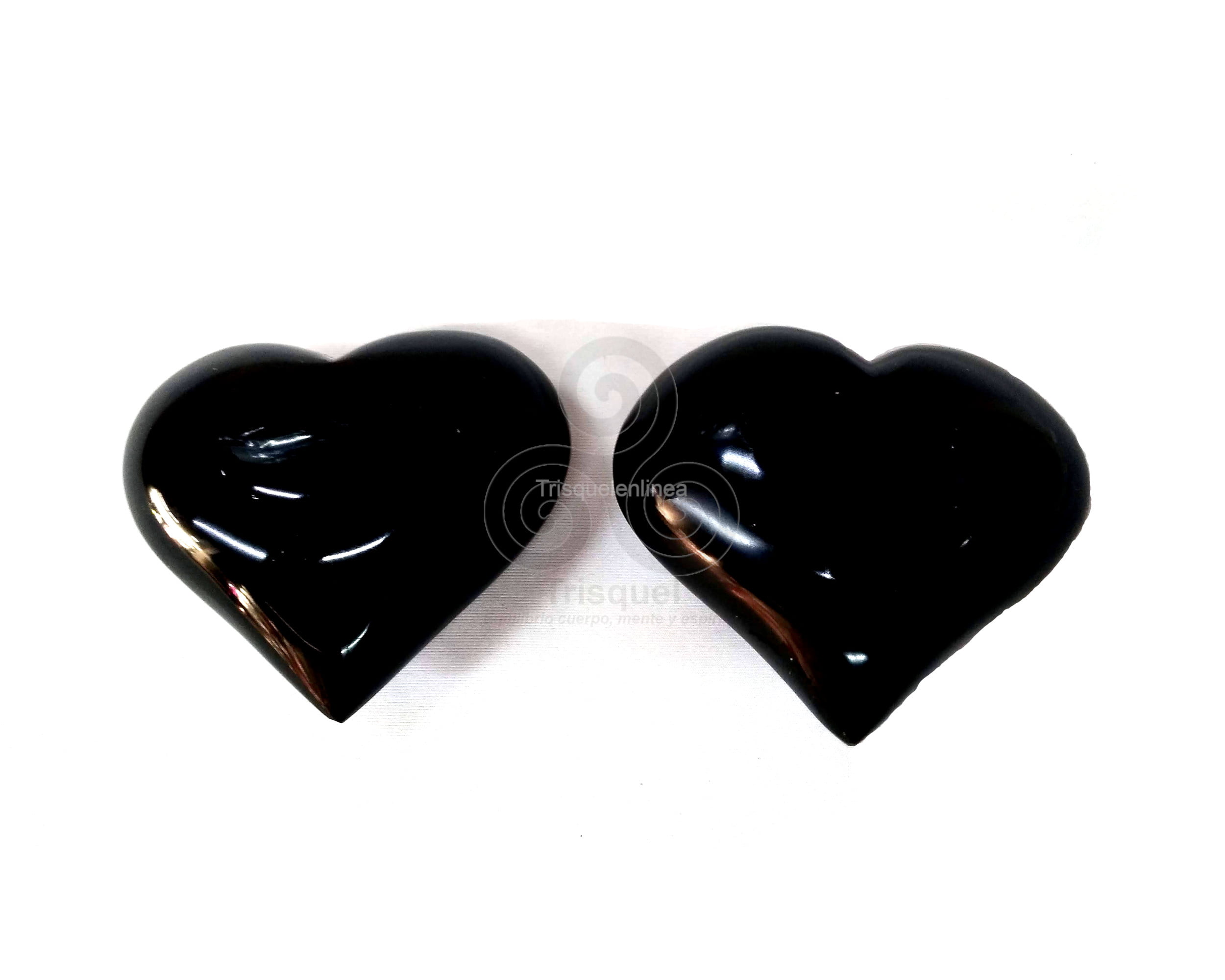 Masajeado Obsidiana Corazón