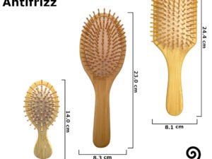 Set Cepillos para Cabello de Bambú
