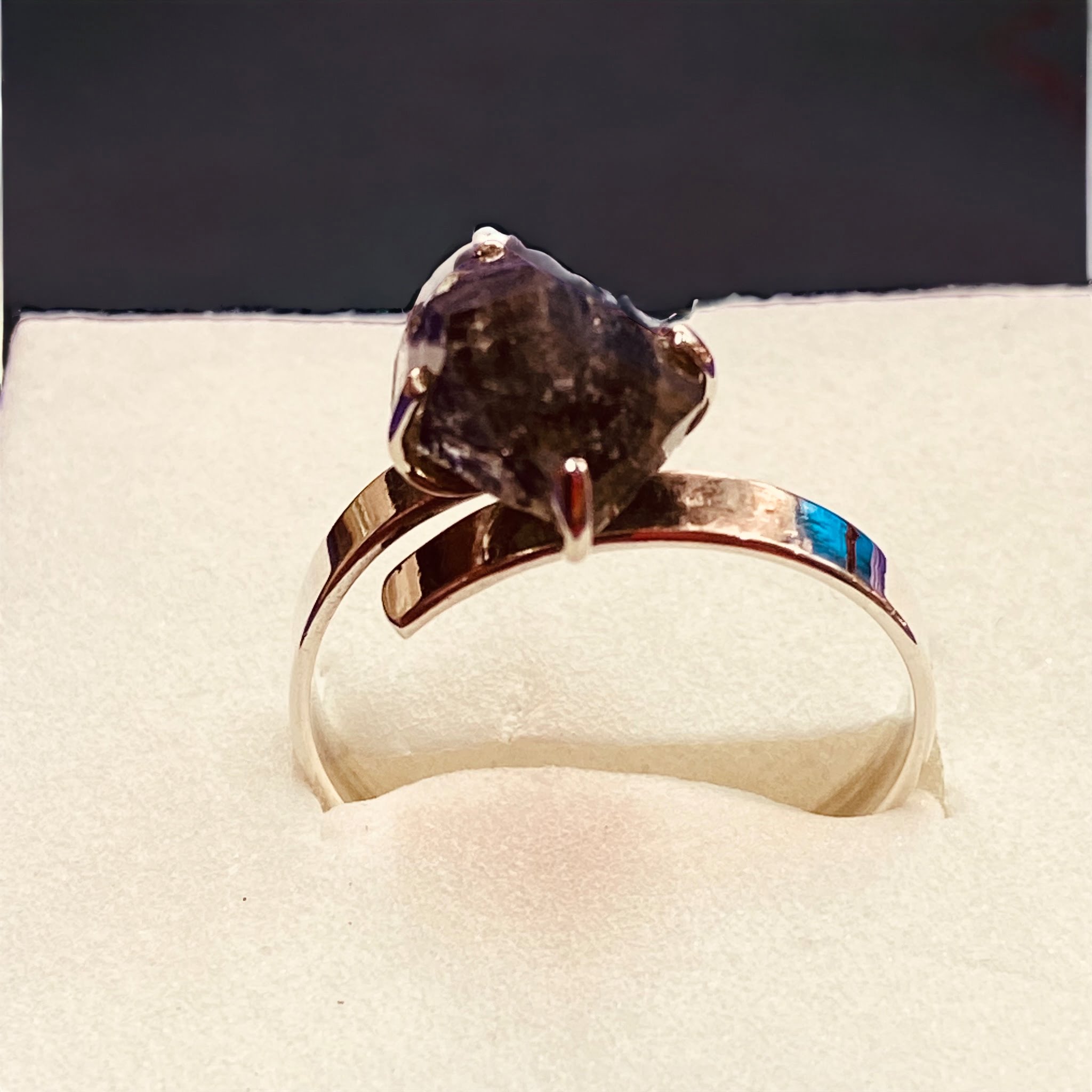 Anillo Herkimer Ahumado