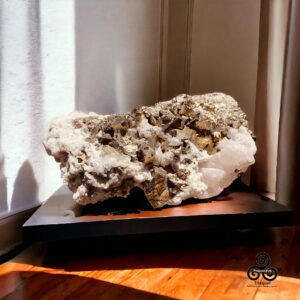 Cuarzo Blanco y Pirita.